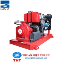 MÁY BƠM CHỮA CHÁY DIEZEL EBARA 65x50 FSHA 4-11KW 2 CỰC