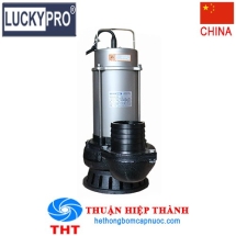 MÁY BƠM CHÌM HÚT NƯỚC THẢI SẠCH CÓ PHAO LUCKY PRO QX40-9-1.5S - 380V - 2HP