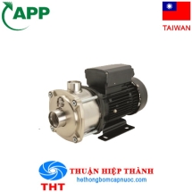 MÁY BƠM LY TÂM TRỤC NGANG ĐA TẦNG CÁNH INOX APP MTS-163T 3HP 380V