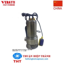 MÁY BƠM CHÌM NƯỚC THẢI VERATTI VSm-0.55F CÓ PHAO 550W 220V