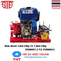 MÁY BƠM CHỮA CHÁY ĐỘNG CƠ DIESEL STE FHS80D11 - 11KW