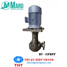 MÁY BƠM HÓA CHẤT TRỤC ĐỨNG ĐẶT NGOÀI BỒN MARO BT-40SK-1-GFRPP - 0.75KW - 380V 
